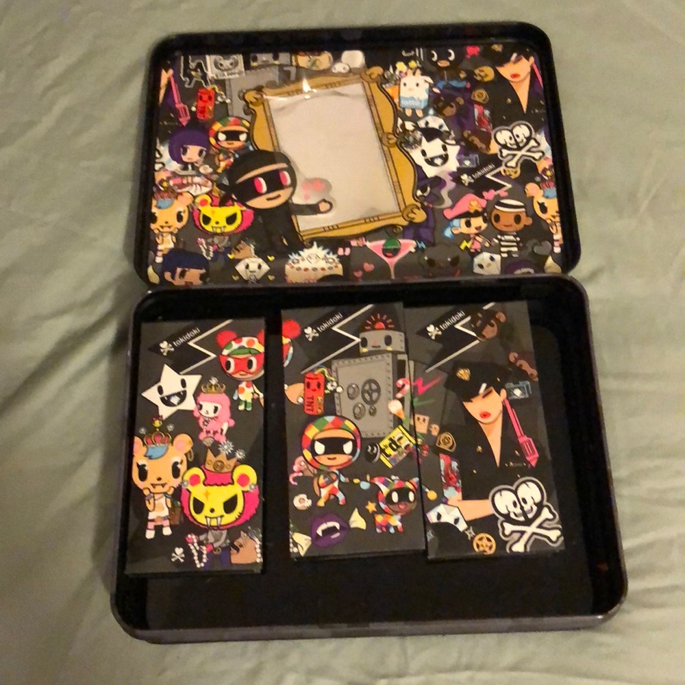 Tokidoki eyeshadow palettes in cute tin